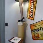 A Christmas Story House Museum - Leg Lamp and signs